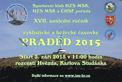 Praděd 2015 bude posledním ročníkem tradiční cyklistické a běžecké časovky