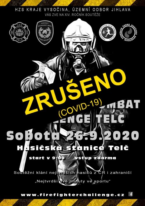 FIREFIGHTER COMBAT CHALLENGE  Telč  26.9.2020  ZRUŠENO